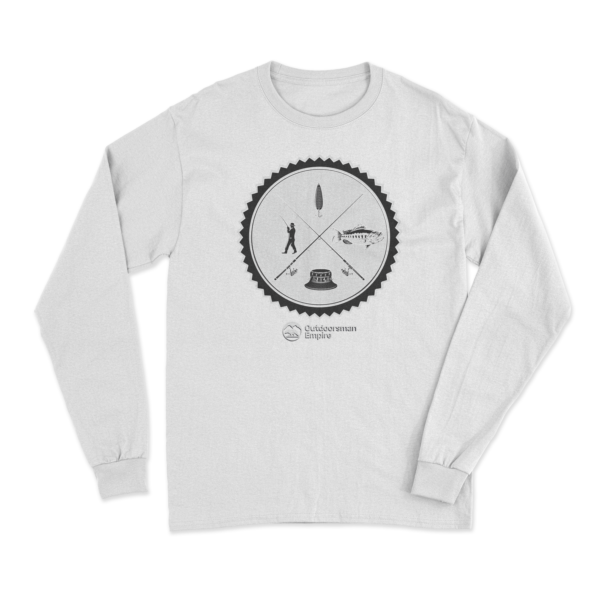Fishing Vintage v2 Men Long Sleeve Shirt