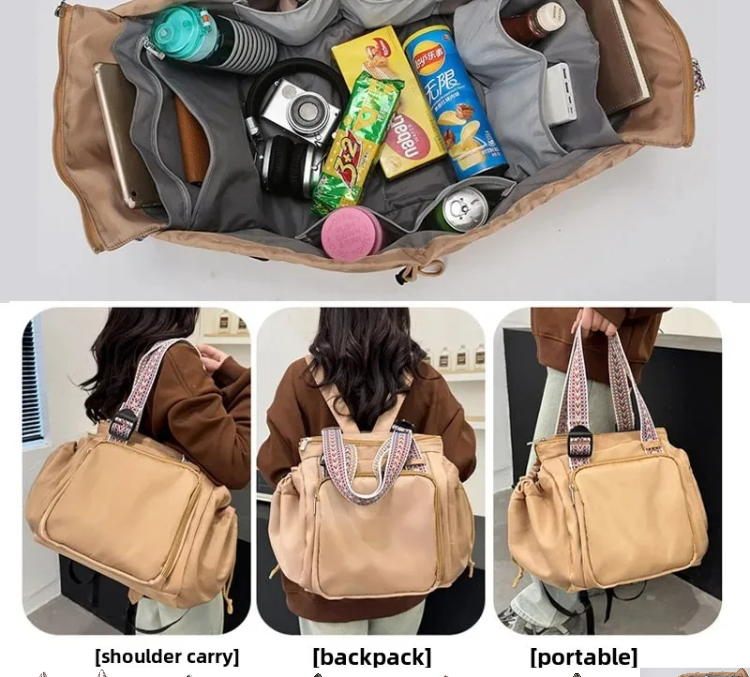 MultiPocket Travel Tote Backpack